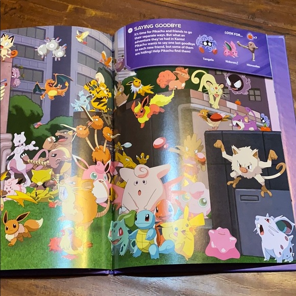 Pokémon Seek and Find - Kanto (Pokemon) Hard cover look & find book - Picture 4 of 4